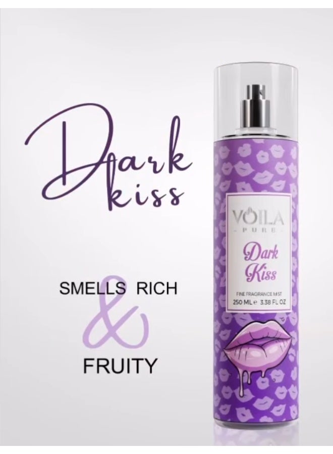 Dark Body Splash (250ML) - Berry, Incense & Vanilla Scent