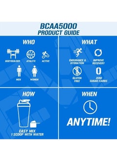 Evlution EVL BCAAs Amino Acids Powder - BCAA Powder Post Workout Recovery Drink and Stim Free Pre Workout Energy Drink Powder - 5g Branched Chain Amino Acids Supplement for Men - Blue Raz  - Image 5