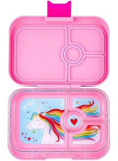 Yumbox Yumbox Panino Leakproof Bento Lunch Box Container for Kids & Adults (Power Pink Unicorn)  - Image 1