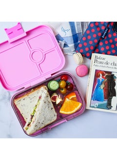 Yumbox Yumbox Panino Leakproof Bento Lunch Box Container for Kids & Adults (Power Pink Unicorn)  - Image 3