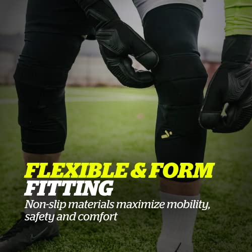 Storelli BodyShield Knee Guards, High-Impact Protection, Sweat-Wicking, UV-Resistant Athletic Knee Protection Pads for Soccer & Heavy-Duty Sports, Extra Large - Image 3