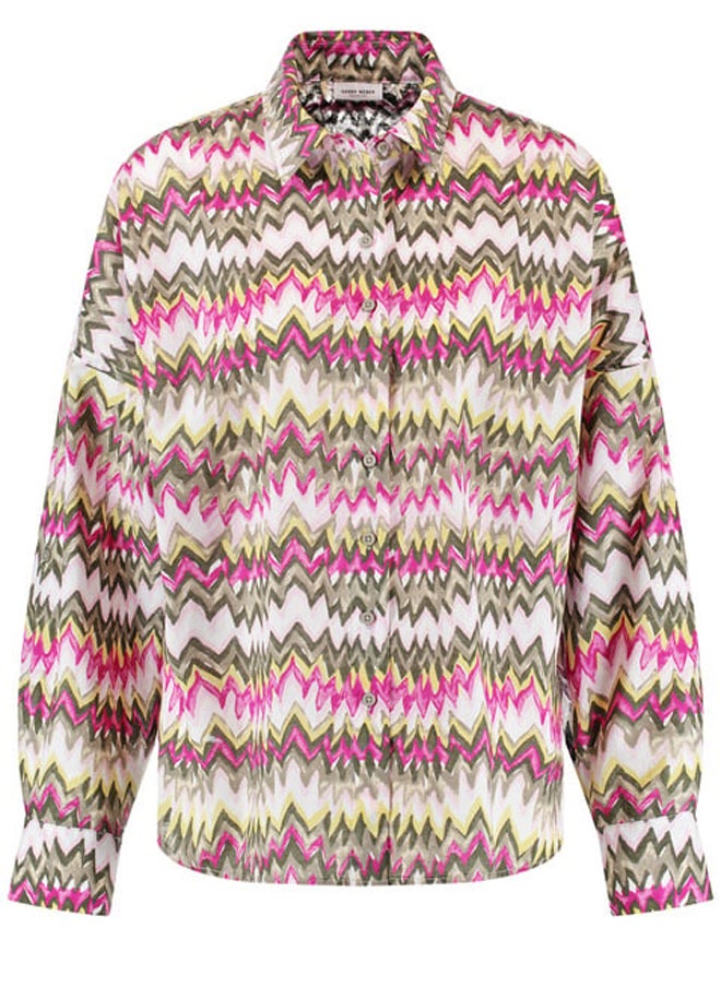 GERRY WEBER Patterned cotton blouse  - Image 1