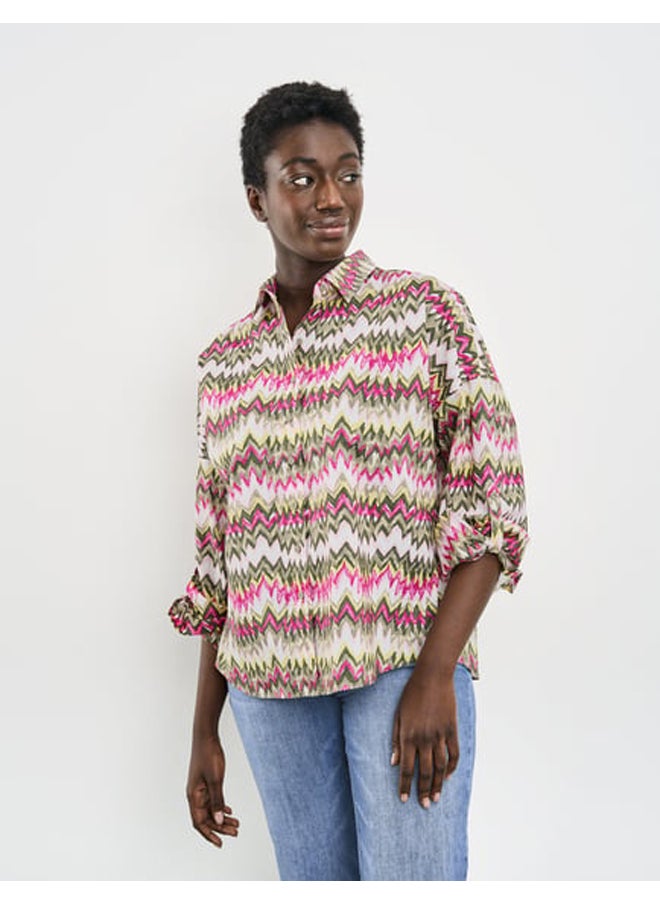 GERRY WEBER Patterned cotton blouse  - Image 2