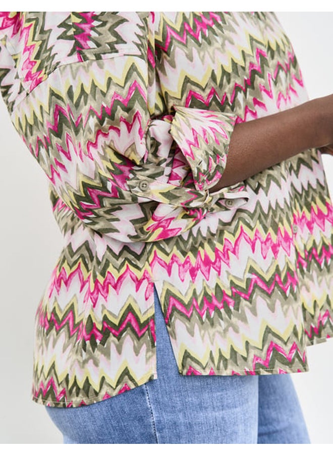 GERRY WEBER Patterned cotton blouse  - Image 5
