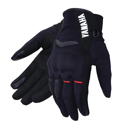 Yamaha Spandex Premium Riding Gloves for Bikes | Touch Screen Compatible (XXL Size, Black) Y6ASPANGXX23 - Image 1