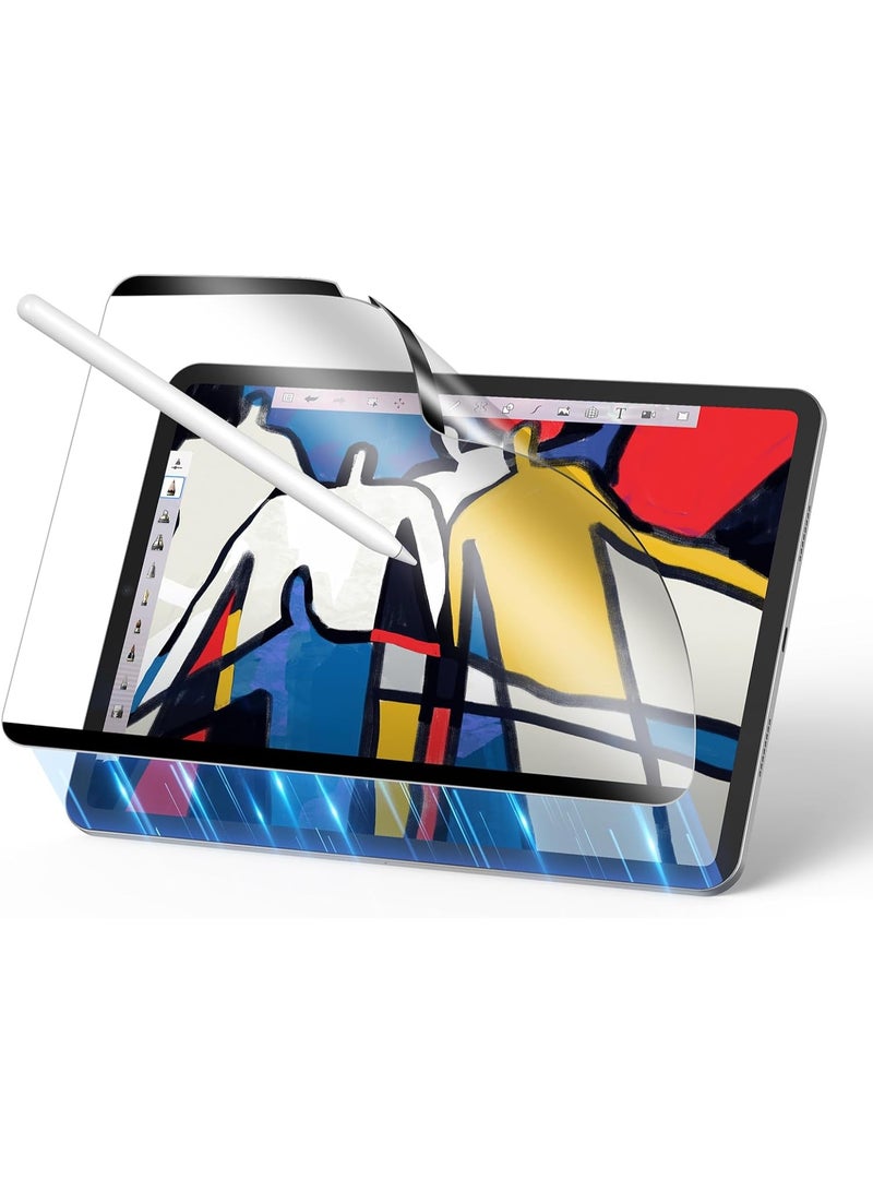 1Pack Paper-Like Magnetic Screen Protector for iPad Pro 11 Inch M4 2024  iPad Air 11 inch M2 2024 iPad Air 11 inch M3 2025, Write and Draw Like on Paper, Detachable  Reusable,Removable, Matte,Anti-G - Image 1