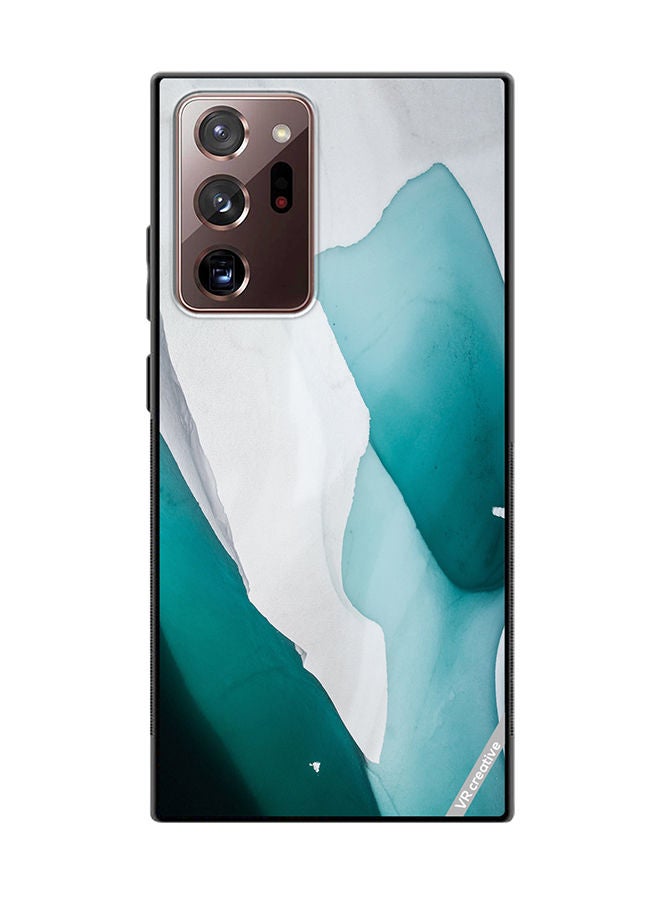 VR CREATIVE Protective Case Cover For Samsung Galaxy Note20 Ultra 5G Green Flow Design Multicolour - Image 1