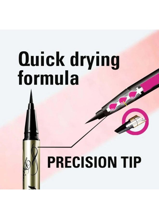 Heroine Make - by KISSME Prime Waterproof Liquid Eyeliner, Stay All Day Long & Precise Eye Makeup from Japan, 03 Natural Brown 0.4mL/0.01 Fl Oz - Image 1