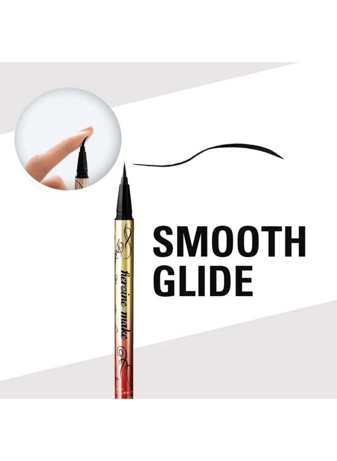 Heroine Make - by KISSME Prime Waterproof Liquid Eyeliner, Stay All Day Long & Precise Eye Makeup from Japan, 03 Natural Brown 0.4mL/0.01 Fl Oz - Image 1
