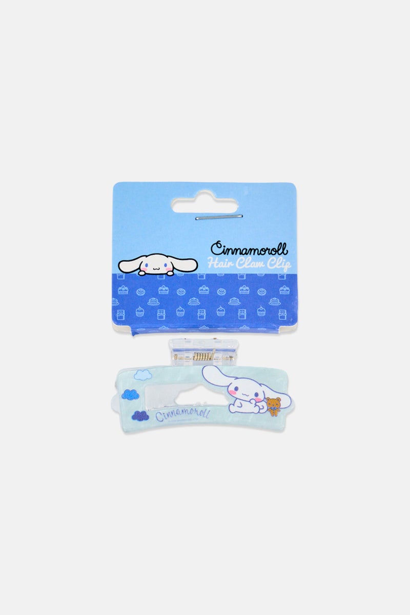 Cinnamoroll Kids Girl Graphic Print Hair Claw Clip, Light Blue - Image 1