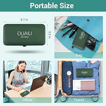 DUAIU Nail Clippers Manicure Set DUAIU 12PCs Professional Nail Clipper Set Stainless Steel Pedicure Kit for Men Women Nail Care Tools Grooming Kit with Travel Case Green - Image 5