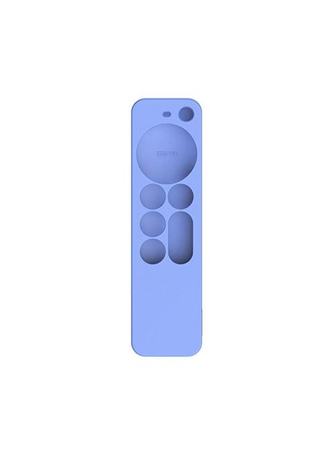 Case Compatible with Apple TV 4K Siri Remote 2021 Silicone Cover,Apple 4K Siri Remote 2nd Gen Cover (Blue)