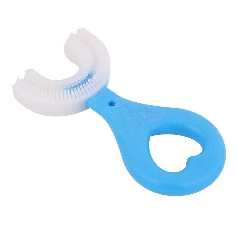 Advik enterprises U Shaped Toothbrush for Kids, Food Grade Soft Silicone Brush (Pack of1) - Image 1