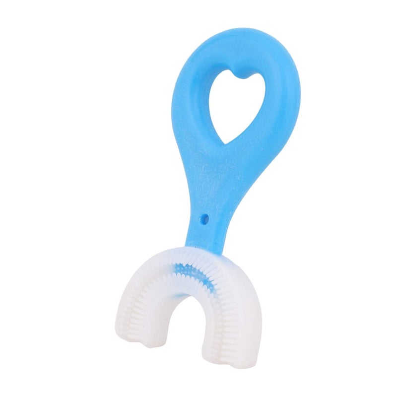 Advik enterprises U Shaped Toothbrush for Kids, Food Grade Soft Silicone Brush (Pack of1) - Image 3