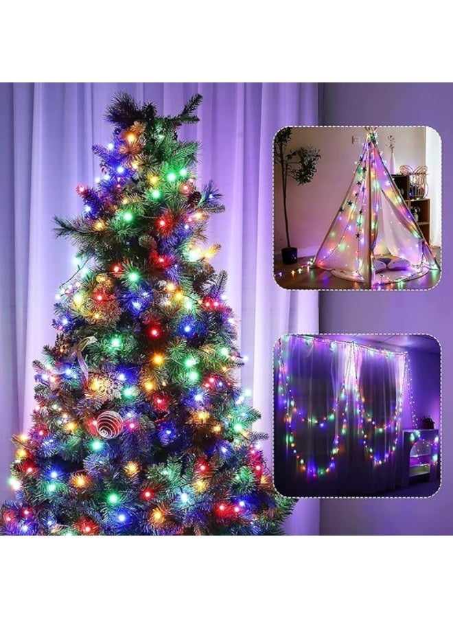 MODI 50Meter 480 LEDs Multi-Color, 11W, 8 Modes, Ramadan String Lights, IP44 Waterproof Plug-in Fairy Lights for Christmas, Diwali, Wedding, Party, Garden, Patio, Camping & Balcony Décor - Image 4