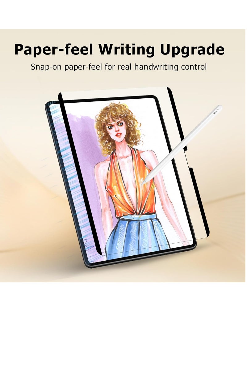 حماية شاشة مغناطيسية بحجم 12 بوصة لجهاز Surface Pro (2025) – فيلم غير لامع قابل للإزالة للكتابة والرسم، تركيب مغناطيسي سهل، مقاوم للتوهج والبقع - Image 1