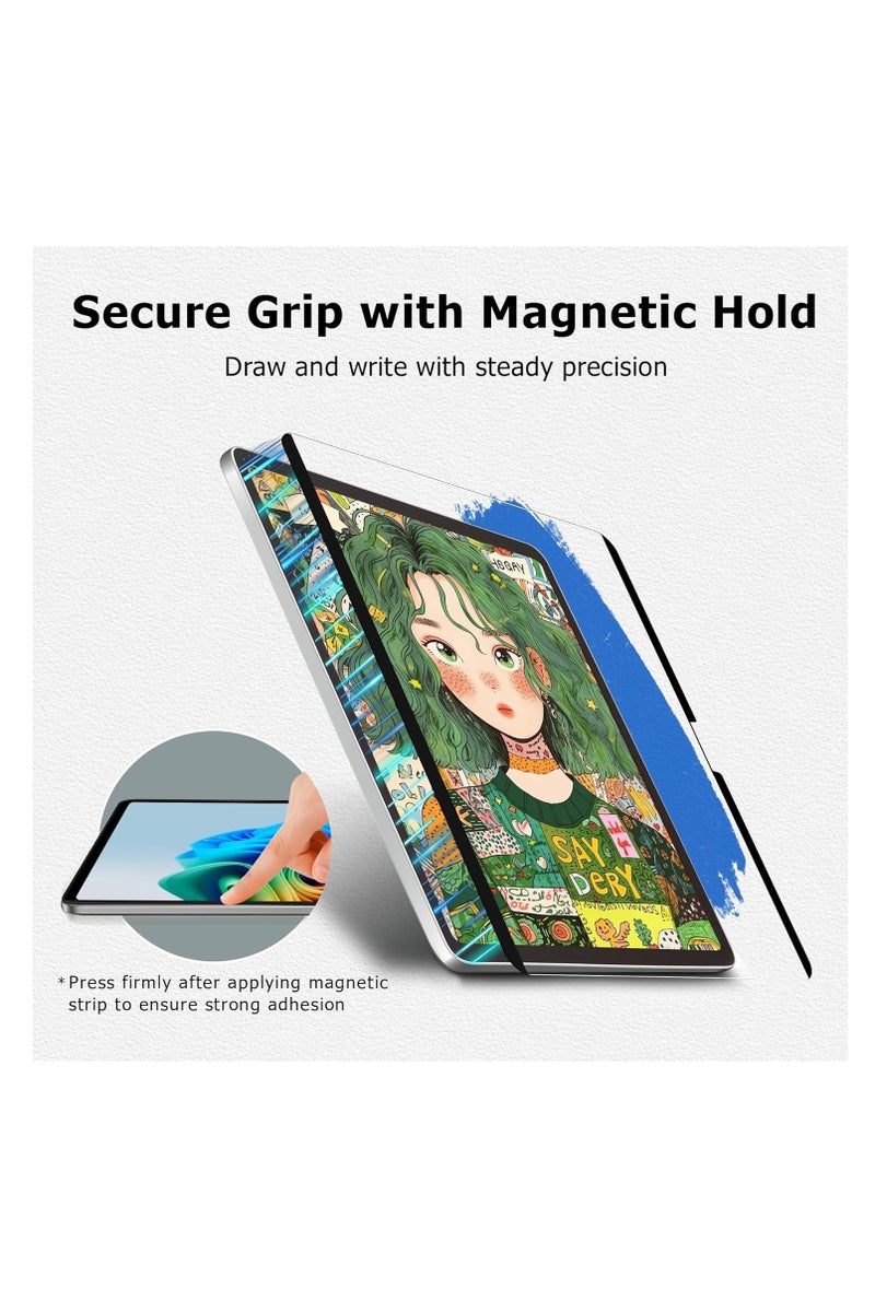 حماية شاشة مغناطيسية بحجم 12 بوصة لجهاز Surface Pro (2025) – فيلم غير لامع قابل للإزالة للكتابة والرسم، تركيب مغناطيسي سهل، مقاوم للتوهج والبقع - Image 3