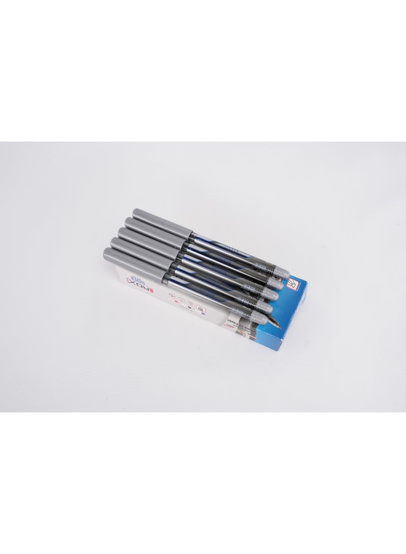روكس ROX SILVER PEN 0.7 , BOX OF 10 PENS - Image 2
