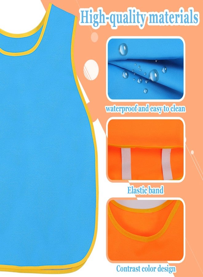 Extrapins Art Smock for Kids,8 Pack Waterproof Painting Aprons,Kids Art Aprons,Toddler Paint Smock,Sleeveless Children Art Smocks for Kids Paint Art Craft Activity Community Event,4 Colors - Image 3