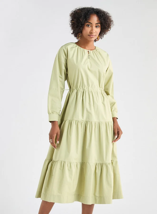 Splash FAV Tiered Midi Dress