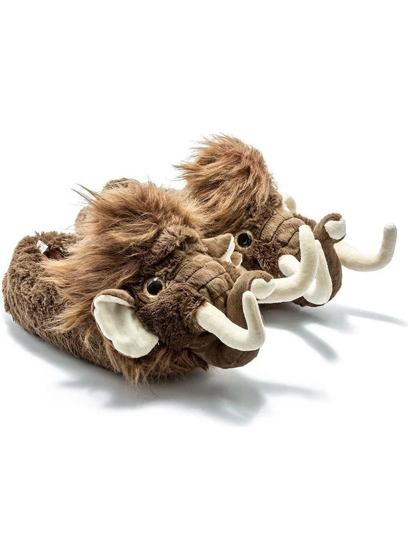 Twigy Mammoth Woman, Waiter Boy Animal Slippers Brown 33/38 AA0605