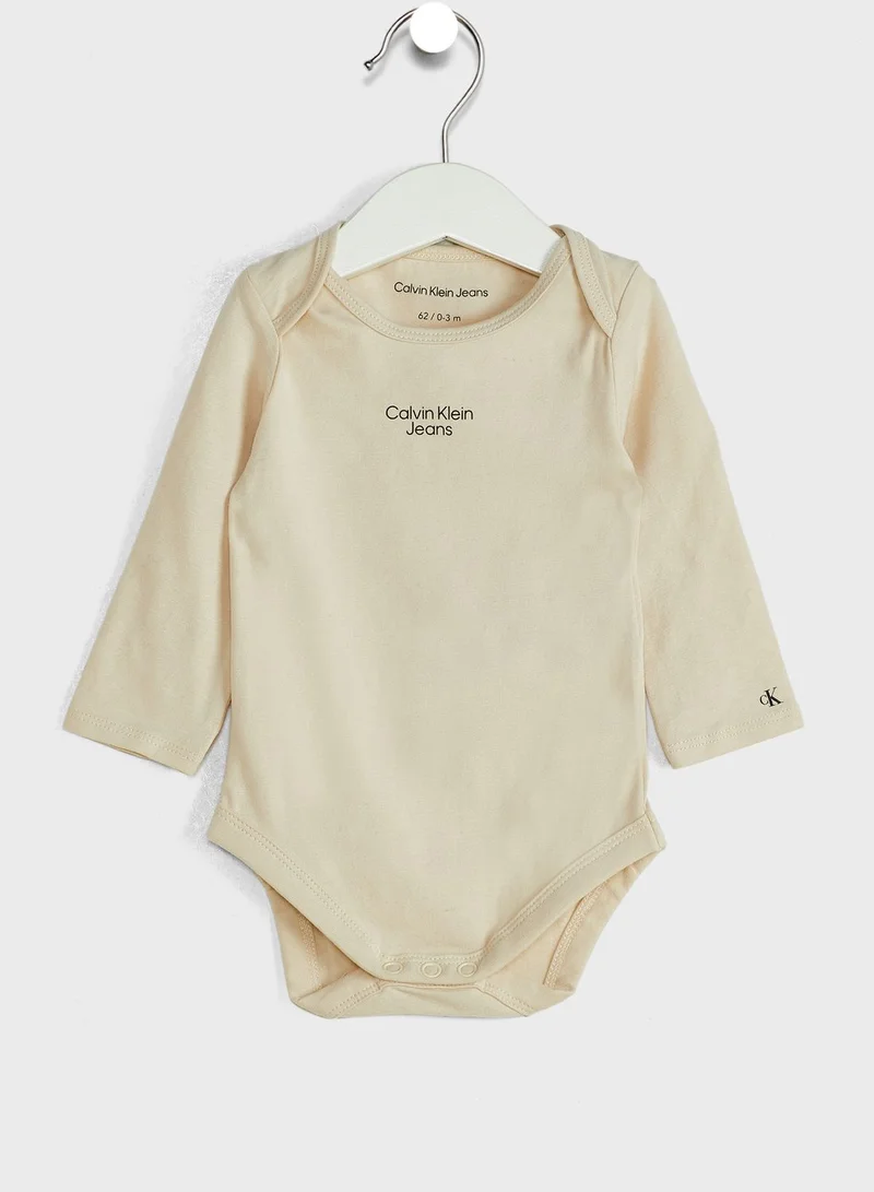 Calvin Klein Jeans Kids 3 Pack Essential Bodysuit