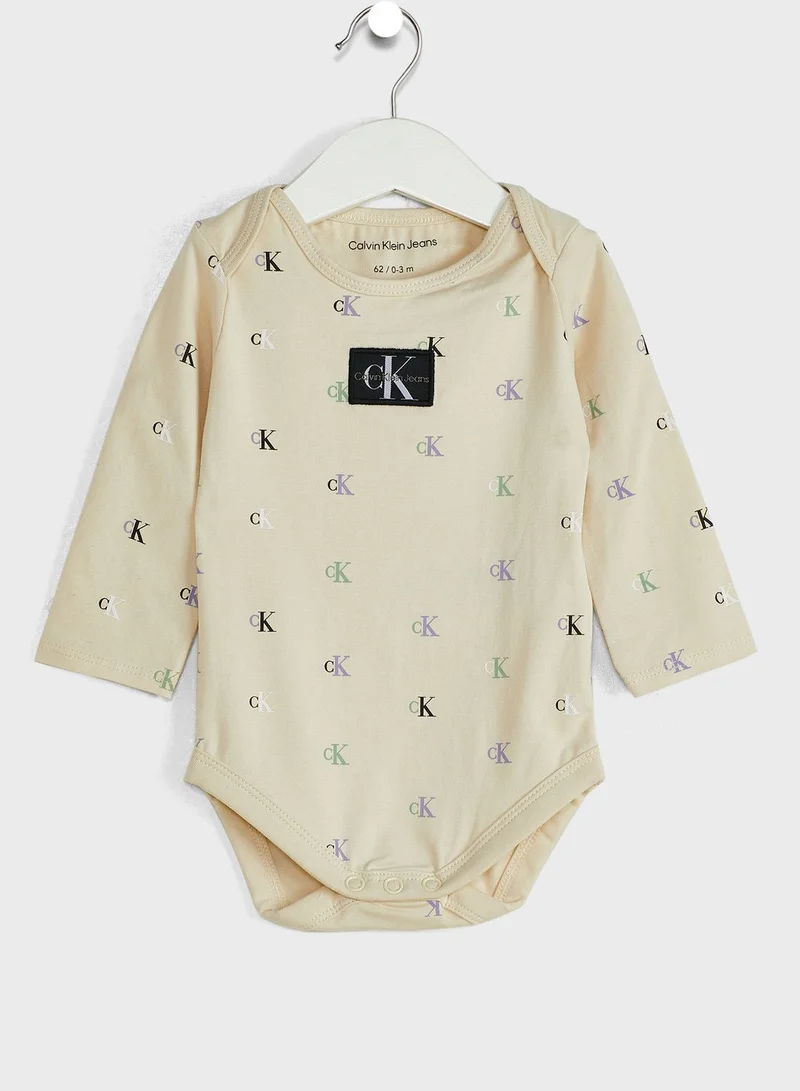 Calvin Klein Jeans Kids 3 Pack Essential Bodysuit
