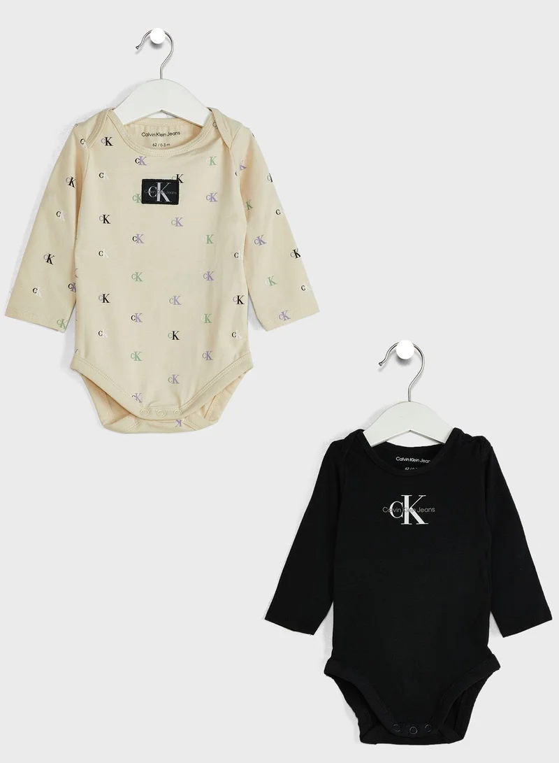 Calvin Klein Jeans Kids 3 Pack Essential Bodysuit