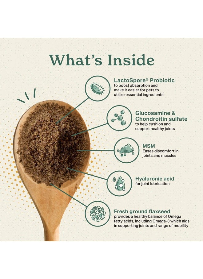 The Missing Link - Hip & Joint Probiotics Superfood Supplement Powder For Dogs  Omegas 3&6, Fiber, Glucosamine, Chondroitin, Msm, Ha  Cartilage & Bone Health, Joint Mobility & Flexibility  1Lb - Image 1