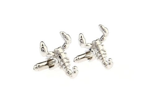 MRCUFF Scorpion Pair Cufflinks in a Presentation Gift Box & Polishing Cloth - Image 2