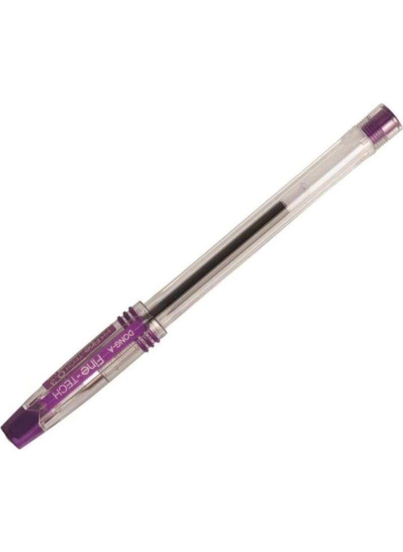 Dong-A Ballpoint Pen Fine-Tech 0.3 mm Purple 3-pack 