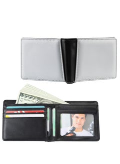 xozgdovg Heat transfer printing, sublimation, blank men's wallet  - Image 2