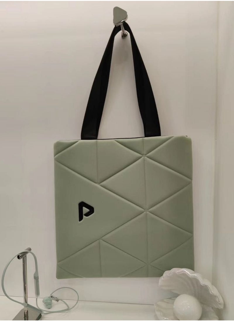P FOR PRETTY Trendy ToteBag Puffer Bag, The Tote Bag for Women and Men, Quilted Small Tote Bag  - Image 5