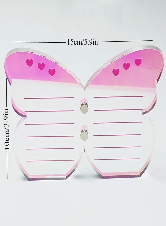 LIXIMMAZN Grafting False Eyelash Acrylic Extension Pallet, Eyelash Extension Tweezers Plate Pad Makeup Palette Individual Training Tools Butterfly-shaped (Dazzling(5.9x3.9inch)) - Image 5