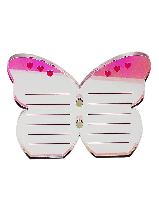 LIXIMMAZN Grafting False Eyelash Acrylic Extension Pallet, Eyelash Extension Tweezers Plate Pad Makeup Palette Individual Training Tools Butterfly-shaped (Dazzling(5.9x3.9inch)) - Image 1