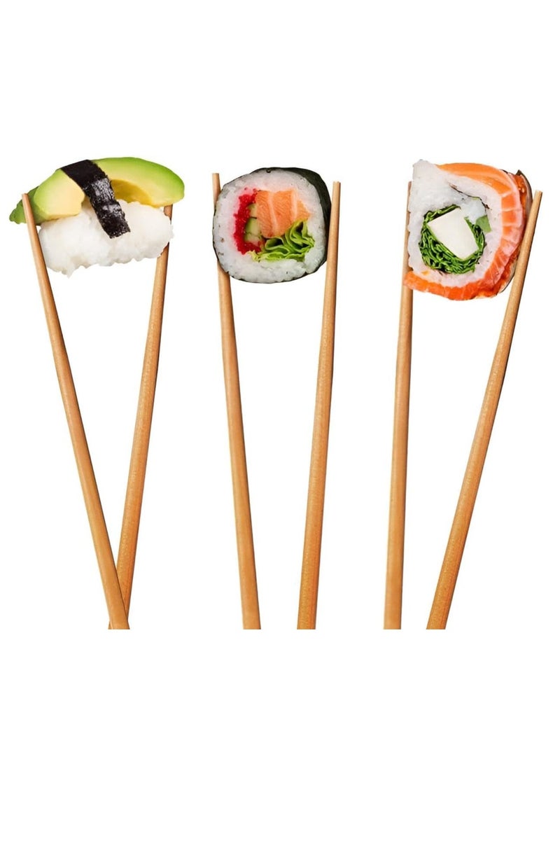 40-Pack Stylish Reusable Bamboo Chopsticks for Sushi, Noodles, and Delicious Asian Cuisine - Image 4