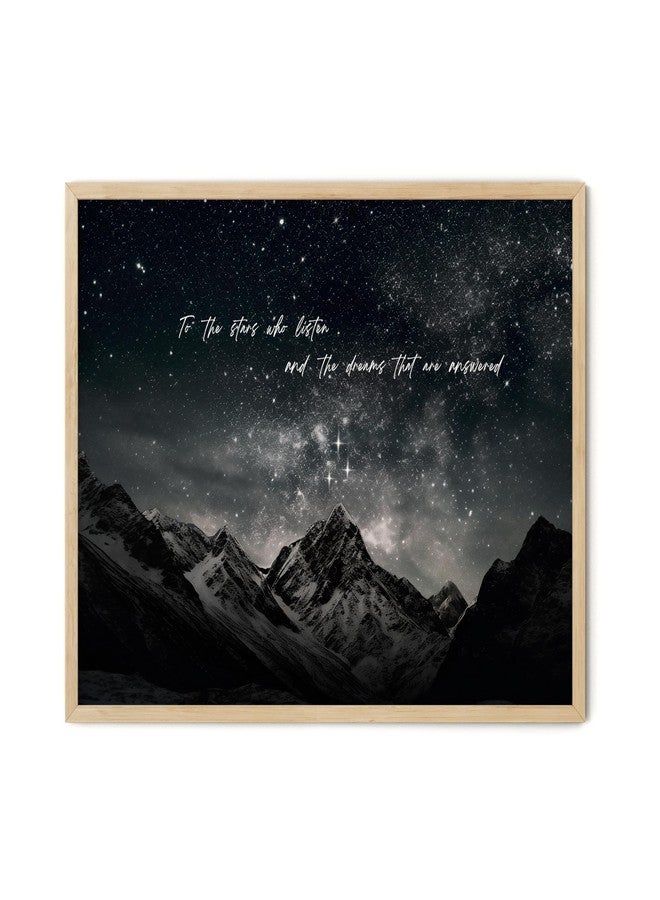 TwoDays Fantasy Books Merchandise Room Decor, To The Stars Who Listen Wall Art Prints For Bookish Gifts, City Of Starlight Poster For Library.(12" X 16", UNFRAMED) - Image 1