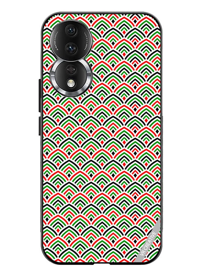 VR CREATIVE Protective Case Cover For Honor 80 United Arab Emirates Flag Colors Design Multicolour - Image 1