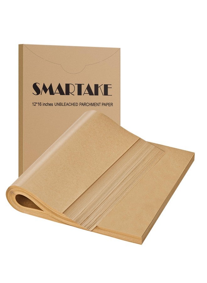 سمارت تايك سمارت تيك، 400 قطعة من ورق الخبز، 12×16 بوصة، ورق خبز غير لاصق مقطوع مسبقًا، للخبز والشواء والمقلاة الهوائية والخبز بالبخار وكعك الكوب والكوكيز والمزيد (غير مبيض) - Image 1