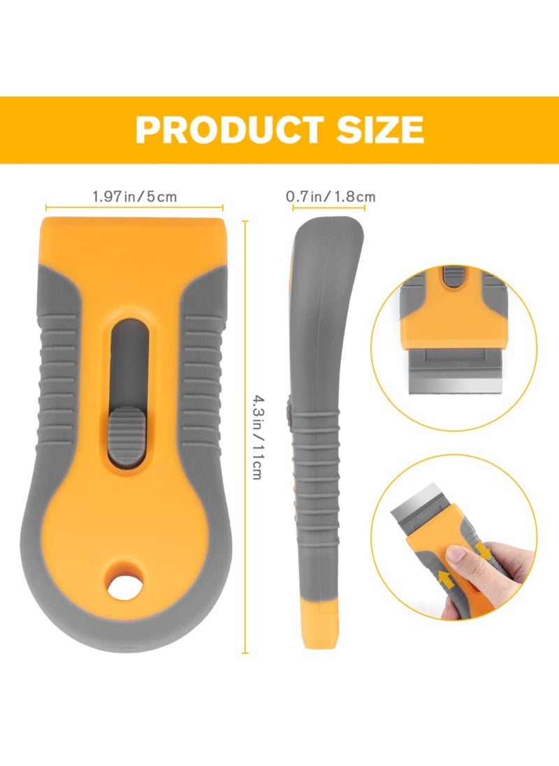 NajmStyle Razor Blade Scraper Tool with 10pcs Extra Blades, Multi-Surface Glass Stove Top Scraper for Paint, Window, Old Label, Decal Sticker, Ceramic Cooktops, Ovens  - Image 5