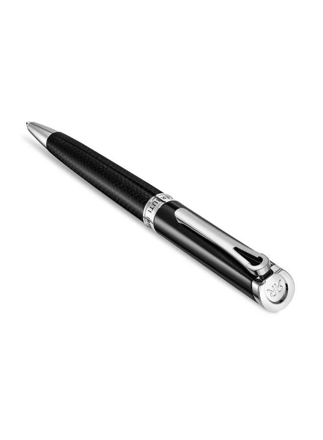 CERRUTI 1881 Marco Pen Half Blue Carbon Fiber Construction Lightweight & Sleek Design
