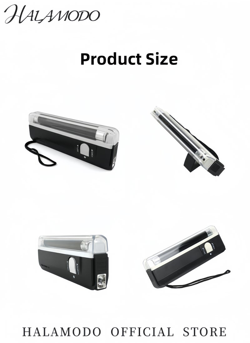 Portable Handheld UV Black Light Torch Blacklight UV Light Money Bill Detector Currency Banknote Checker Cash Detector