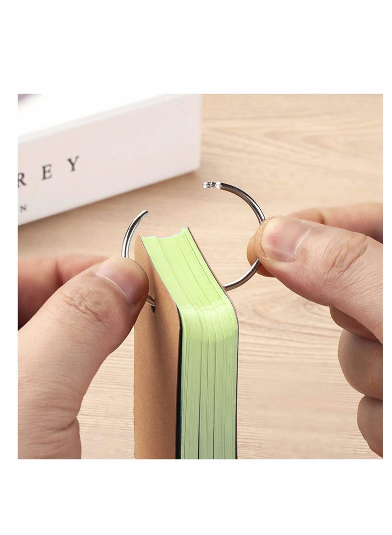 Mini Colored Index Cards with Ring Heavyweight Kraft Paper for Studying 8 Pack - Image 3