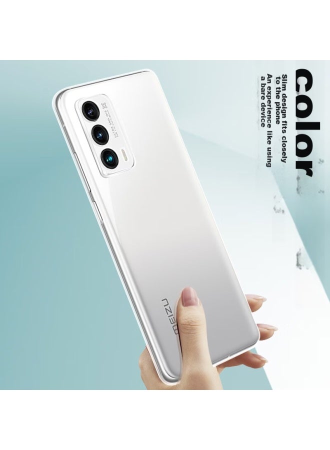 Freeson Phone Case For Meizu 18/18s, Slim Full Protection Shockproof Clear Tpu Soft Shell , Transparent - Image 4