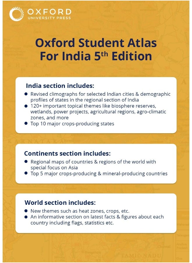 null - OXFORD UNIVERSITY PRESS Student Atlas for India: For UPSC and Competitive Exams - Image 1