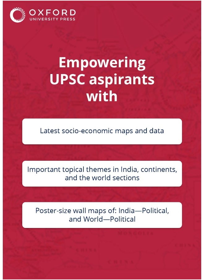 null - OXFORD UNIVERSITY PRESS Student Atlas for India: For UPSC and Competitive Exams - Image 1