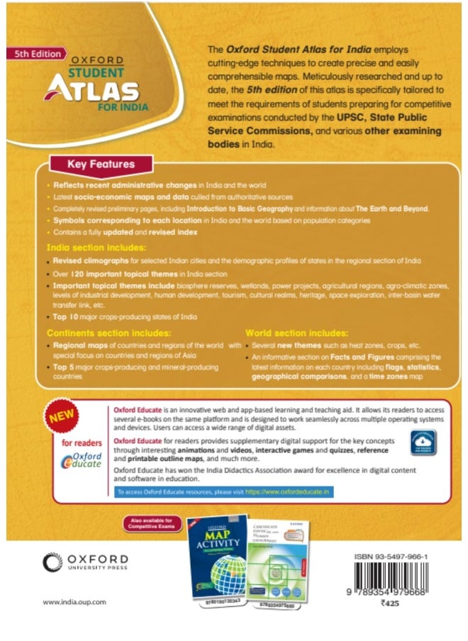 null - OXFORD UNIVERSITY PRESS Student Atlas for India: For UPSC and Competitive Exams - Image 1