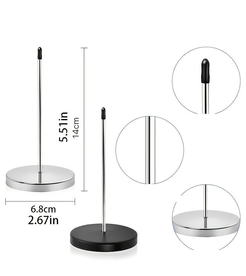 5pcs Ticket Holder For Restaurant Kitchen Bar Receipt Organizer Spike - Image 3