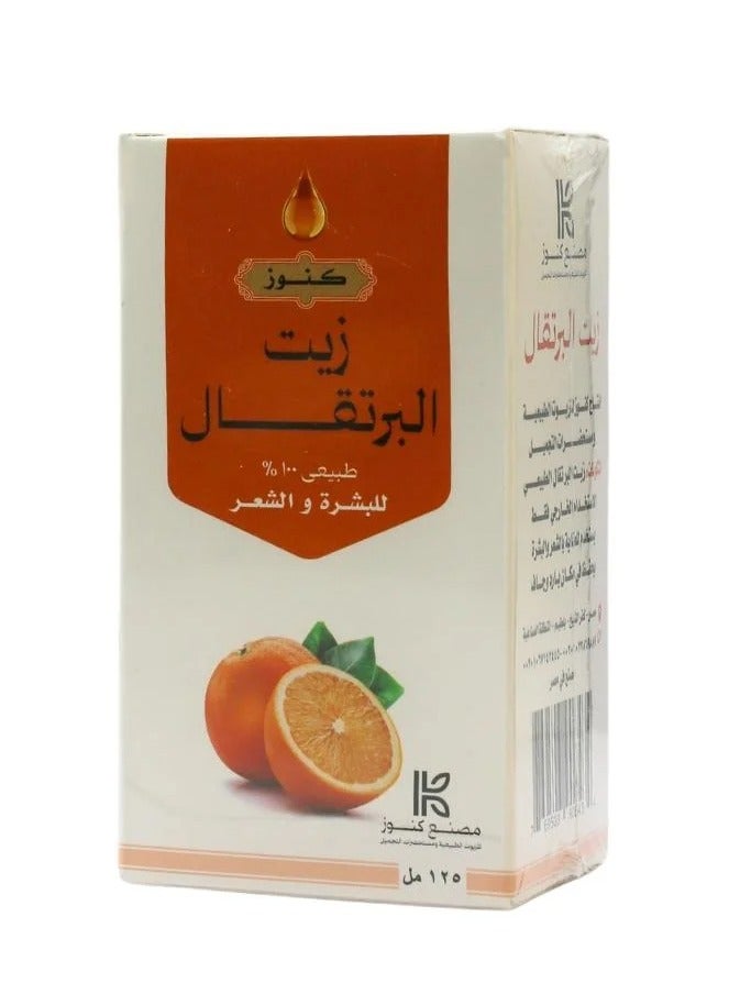 كنوز زيت البرتقال الطبيعي 100% للشعر والبشرة 125 مل - Image 4