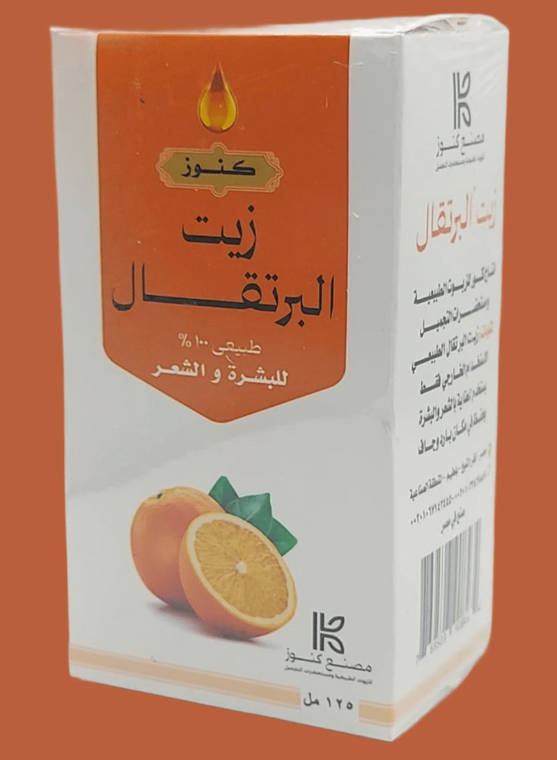 كنوز زيت البرتقال الطبيعي 100% للشعر والبشرة 125 مل - Image 3